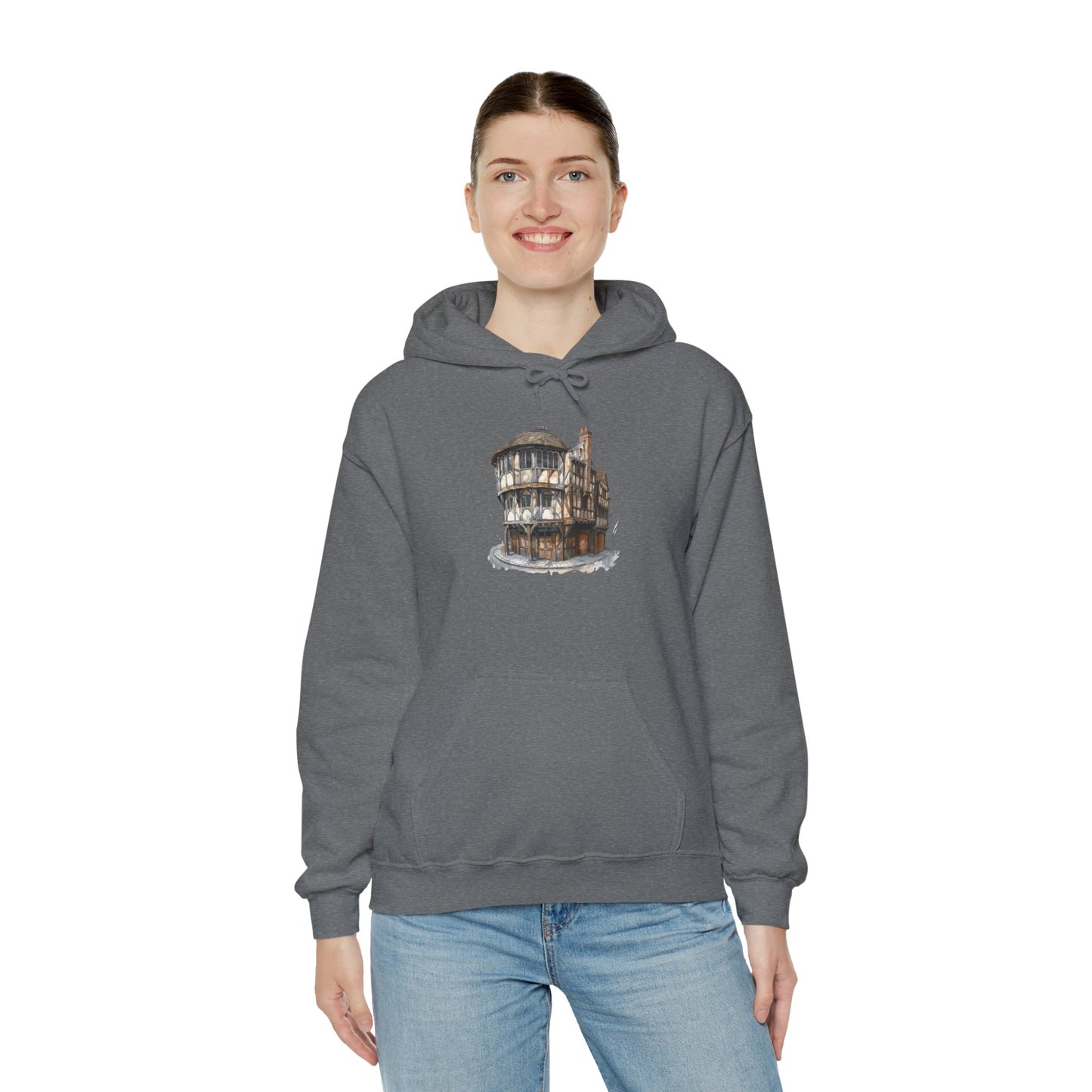 Unisex Heavy Blend™ Hooded Sweatshirt - Where Friends Gather - The Cozy British Pub