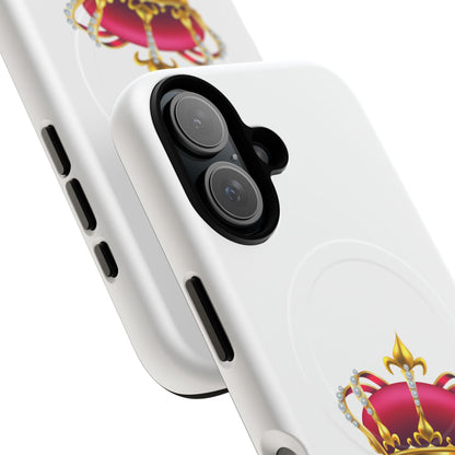 Crown Magnetic Phone Case - Royal Design, Tough Protection, Unique Gift, Elegant Phone Cover, Stylish Tech Accessory