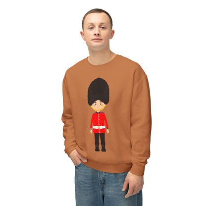 Unisex Lightweight Crewneck Sweatshirt - British Soldier - Classic Military Elegance and Honorable