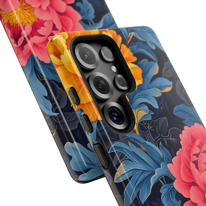 Floral Phone Case, Tough Cases, Stylish Mobile Cover, Gifts for Her, Phone Accessories, Unique Flower Design