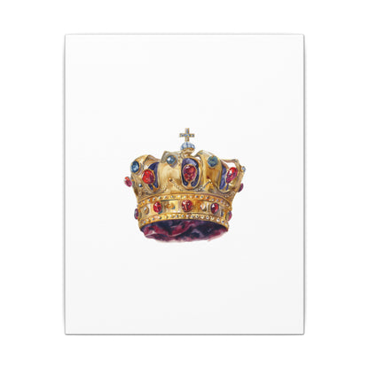 Crown Art Print, Royal Wall Decor, Matched for Home or Office, Gift for Art Lovers, Unique Royalty Artwork