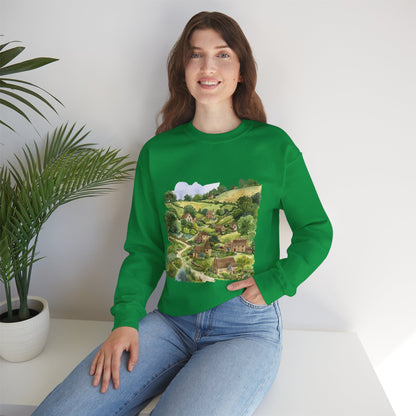 Unisex Heavy Blend™ Crewneck Sweatshirt - Charming British Nature