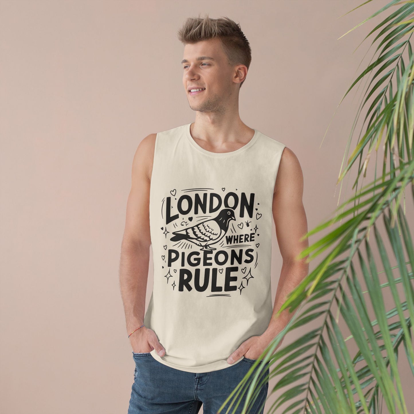 Unisex Barnard Tank - London where pigeons rule