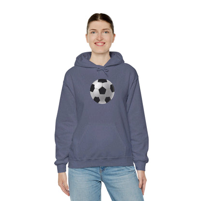 Dynamic Football Design - Sports Passion and Energetic Unisex Heavy Blend™ Hooded Sweatshirt