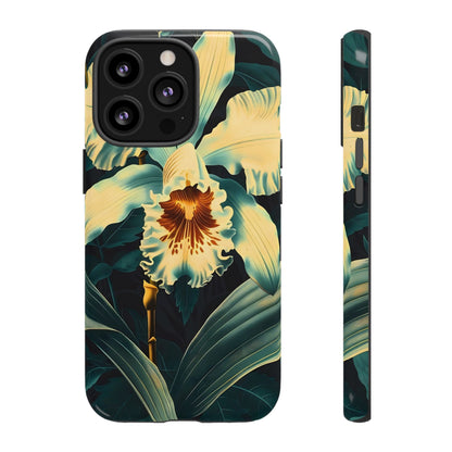 Floral Phone Case - Tough Cases with Orchid Design, Durable Smartphone Cover for Nature Lovers, Floral Gift for Her, Botanical [...]