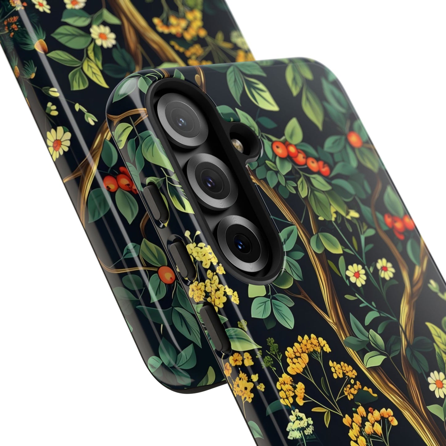 Floral iPhone Case, Nature Inspired Tough Case, Botanical Phone Cover, Eco-Friendly Gift, Unique Floral Design