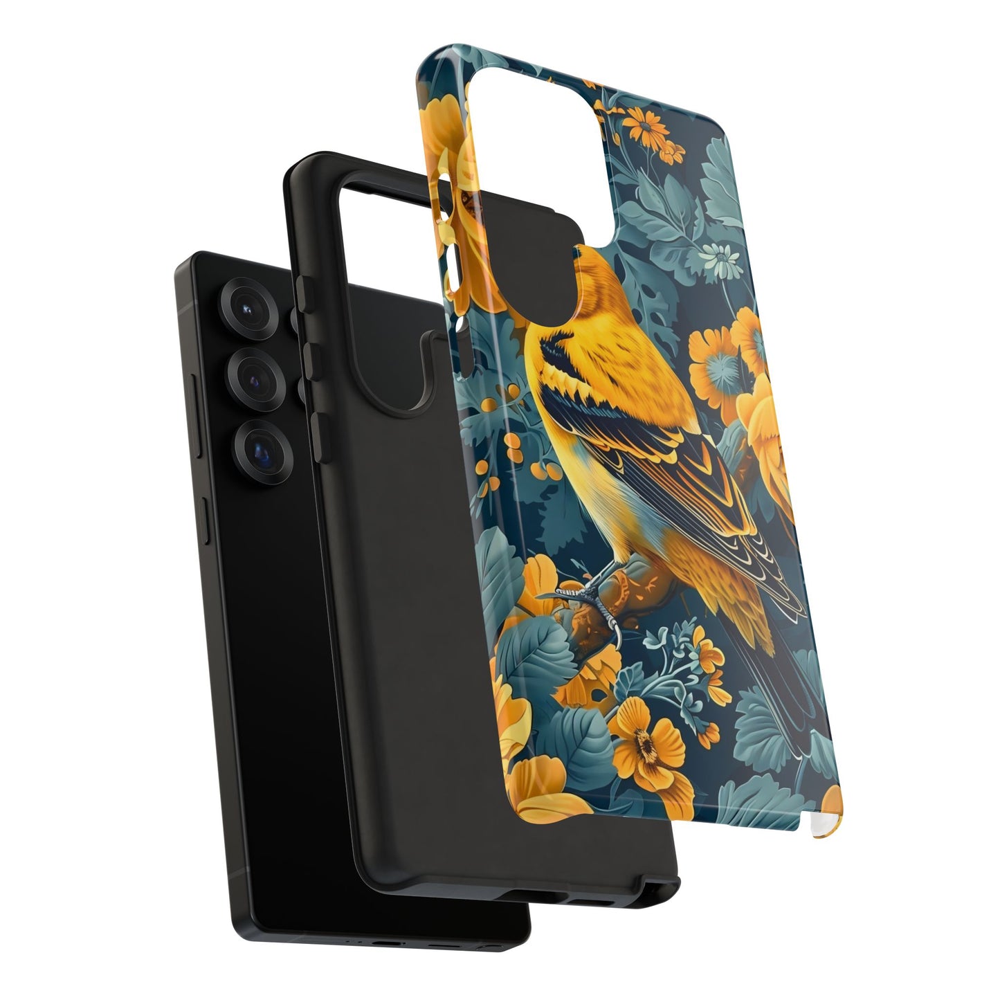 Colorful Bird Phone Case, Floral Tough Phone Cover for Bird Lovers, Eco-Friendly Mobile Shell, Gift for Nature Enthusiasts, Custom [...]
