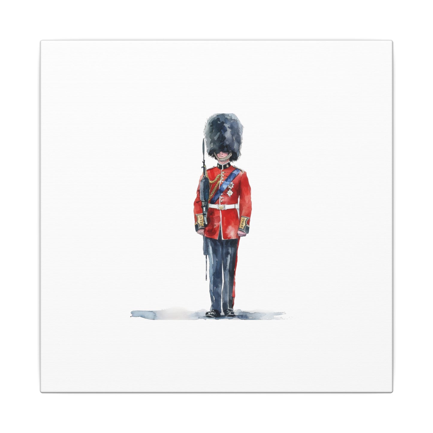Royal Guard Canvas Art Print, British Soldier Wall Decor, Home Decoration, Gift for History Lovers, Art for Offices, Unique Wall Gallery