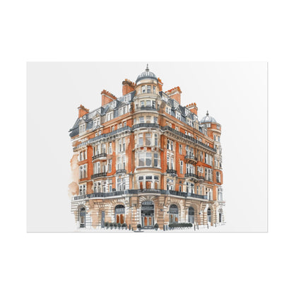 Elegant Architectural Rolled Posters, Art Prints for Home Decor, Gift for Housewarming, Wall Art for Living Room, Unique Art Decor