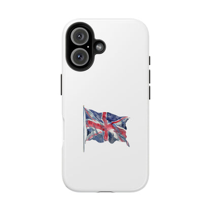 Stylish Tough Phone Case with British Flag Design - Durable & Protective Cover