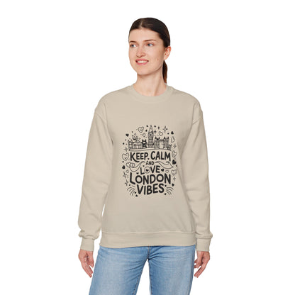 Unisex Heavy Blend™ Crewneck Sweatshirt - Trendy and Calm London Vibes