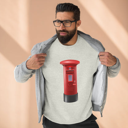 Unisex Crewneck Sweatshirt - Classic UK Royal Mailbox