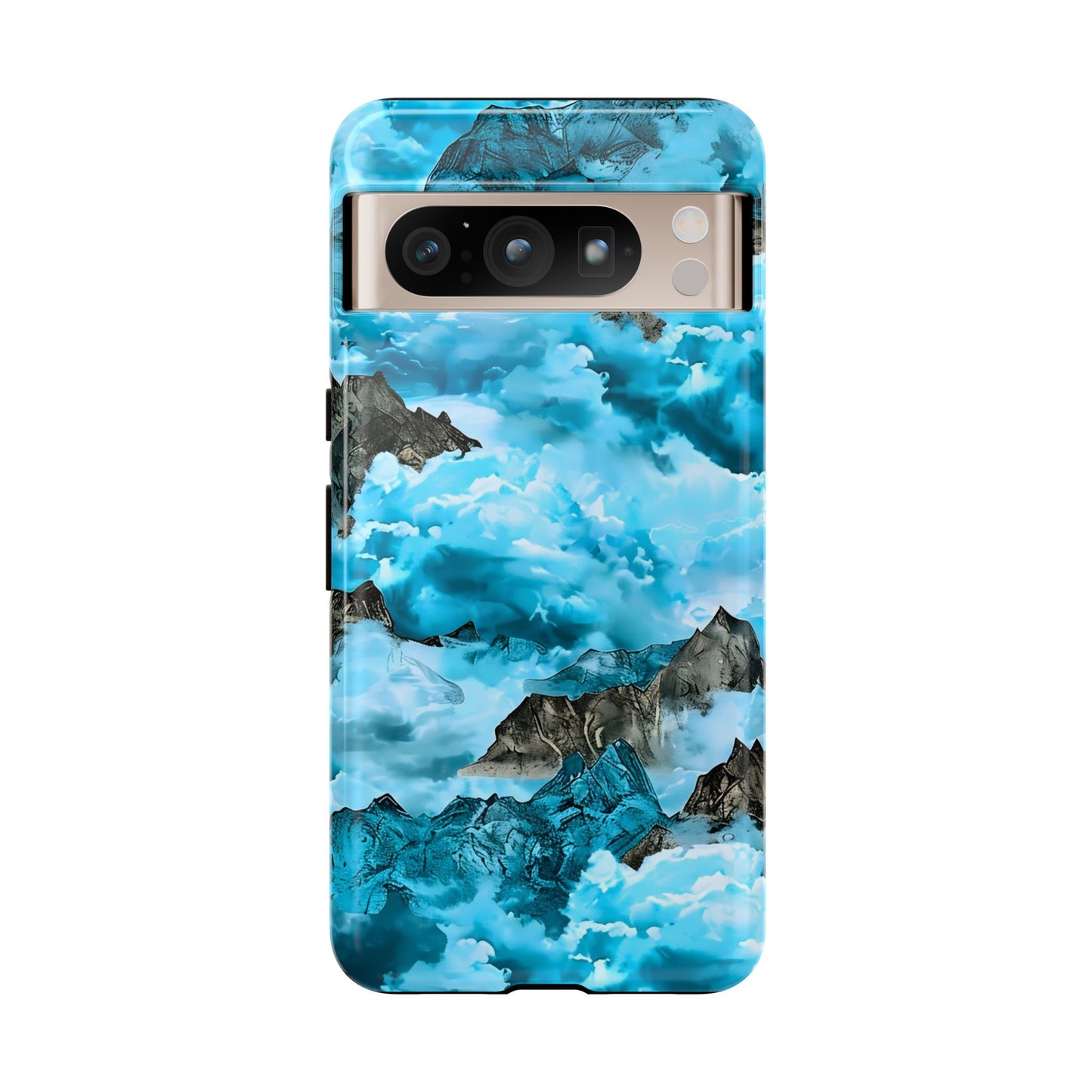 Mountain Wave Phone Case - Adventure Gear, Outdoor Gifts, Stylish Cases, Trendy Accessories, Nature Lovers