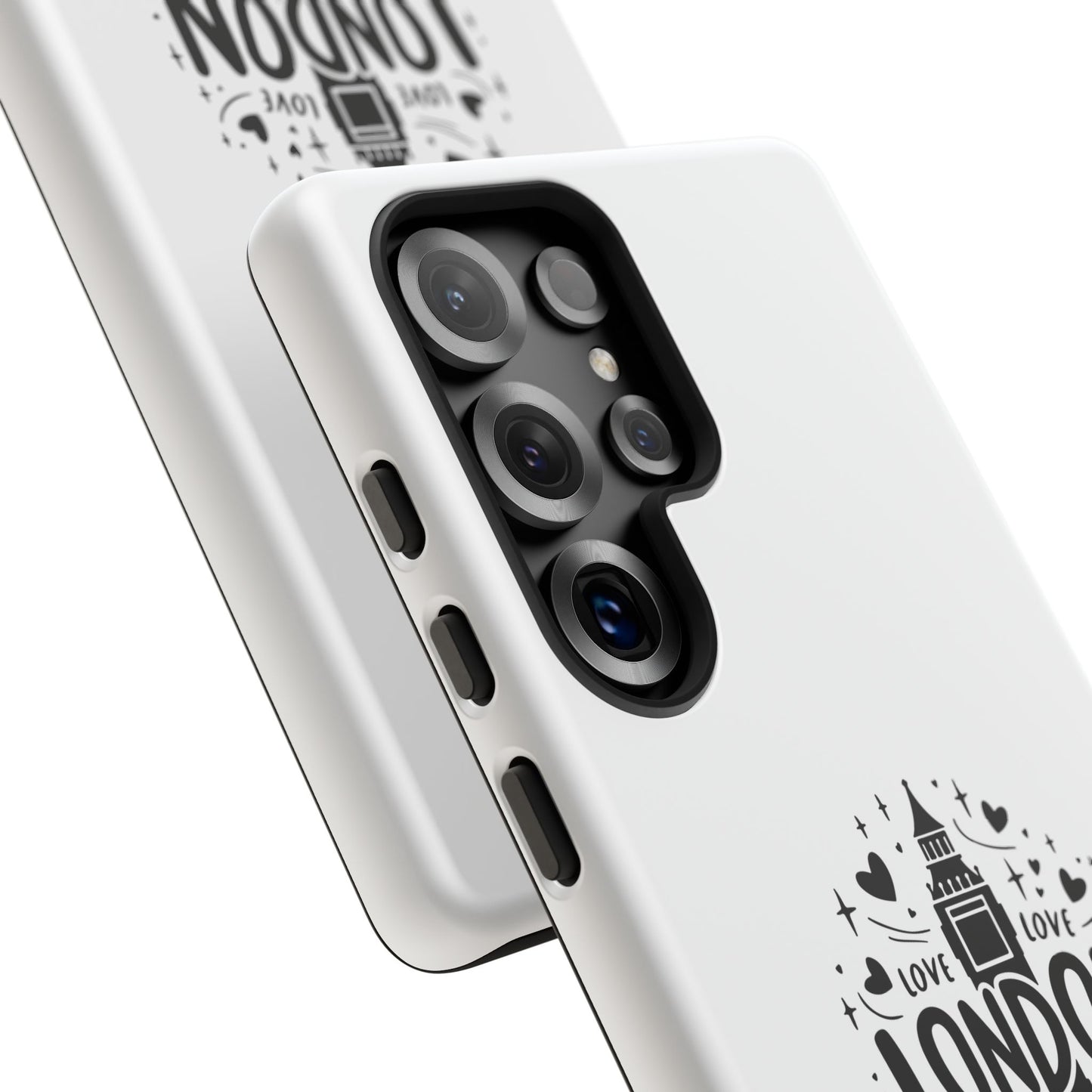 London Love iPhone Case | Tough Cases, London Theme, Gift for Travelers, Unique Phone Accessory, Cute Tech Gifts