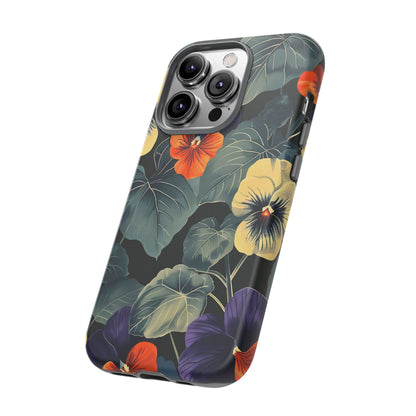 Tough Cases Floral iPhone Case, Tough Phone Cover, Stylish Floral Design, Gift for Her, Summer Vibe, Durable Protective Case