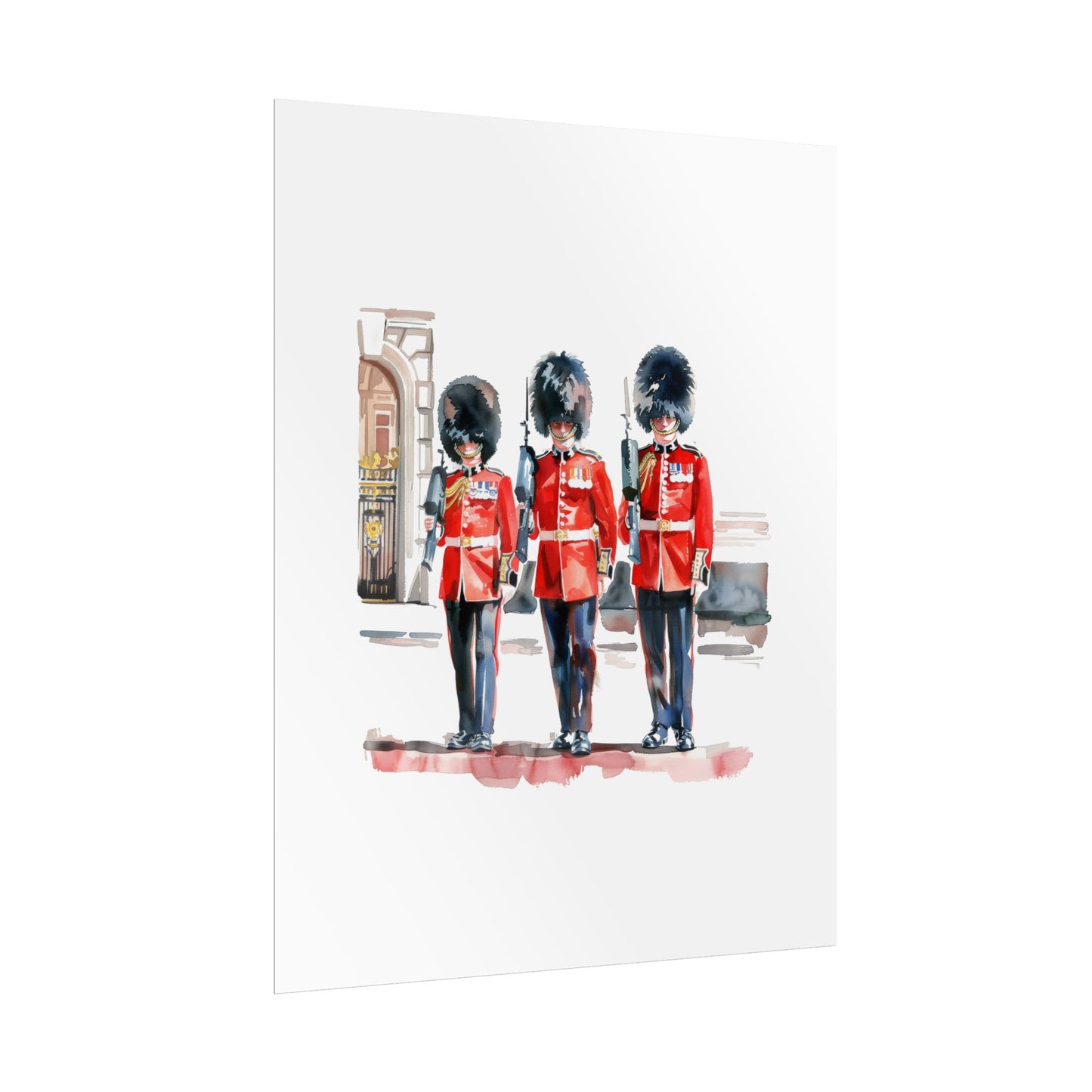 London Guard Roll-Up Posters, British Soldier Art Prints, Home Decor, Travel Gifts, Wall Art for Various Occasions