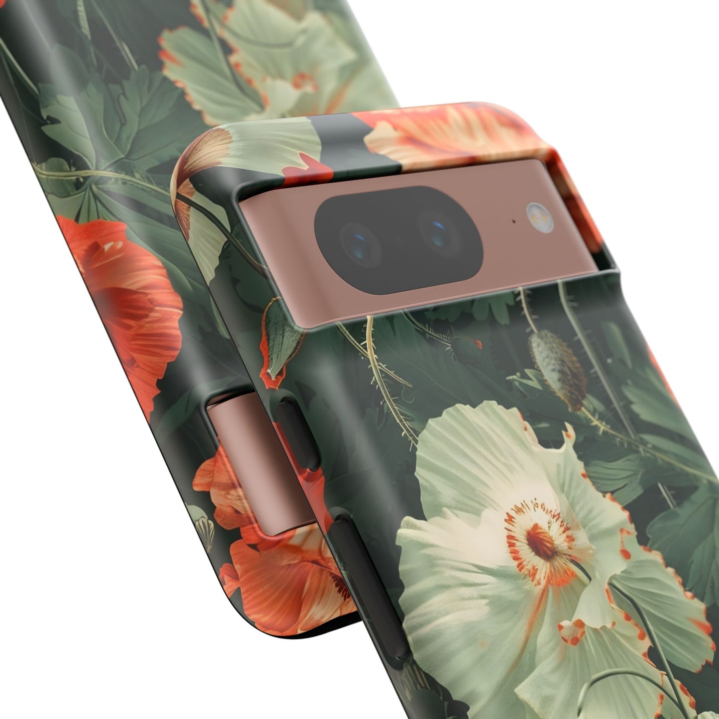 Floral Phone Case - Tough Cases, Botanical Design, Gift for Friends, Trendy Mobile Cover, Personalized Phone Accessory