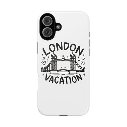 London Vacation Phone Case, Travel Accessories, Unique Gift, London Lover, Custom Phone Cover, Vacation Souvenir