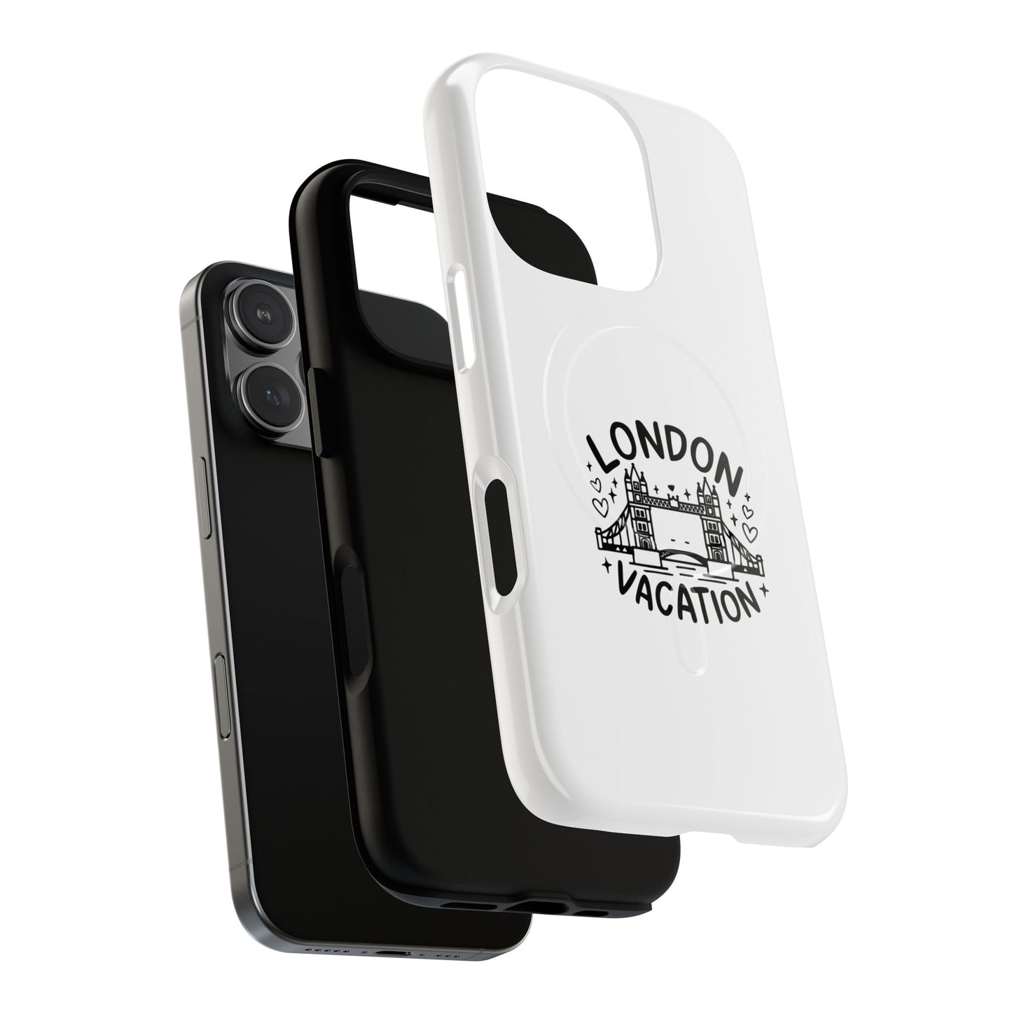London Vacation Magnetic Case, Unique Phone Cover for Travelers, London Souvenir, Gift for Tourists, Stylish Phone Accessory