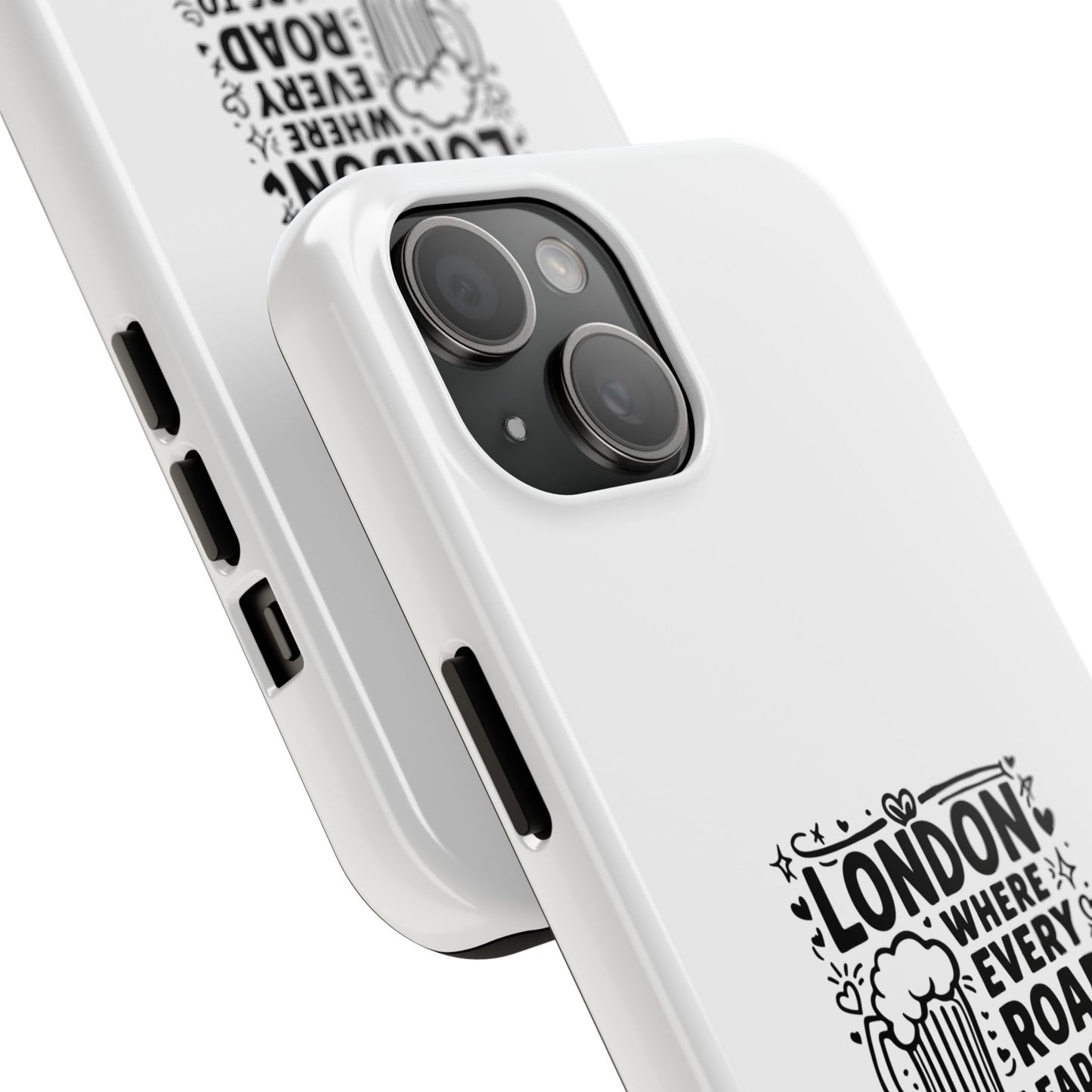 London Pub Themed Tough Phone Case - Perfect Gift for Travelers