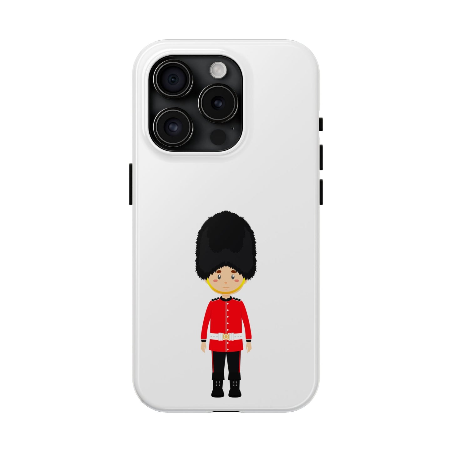 Guarding Style Tough Phone Cases, London Guard Design, Durable Phone Protection, Gift for Travelers, Unique Cell Phone Covers