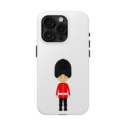 Guarding Style Tough Phone Cases, London Guard Design, Durable Phone Protection, Gift for Travelers, Unique Cell Phone Covers