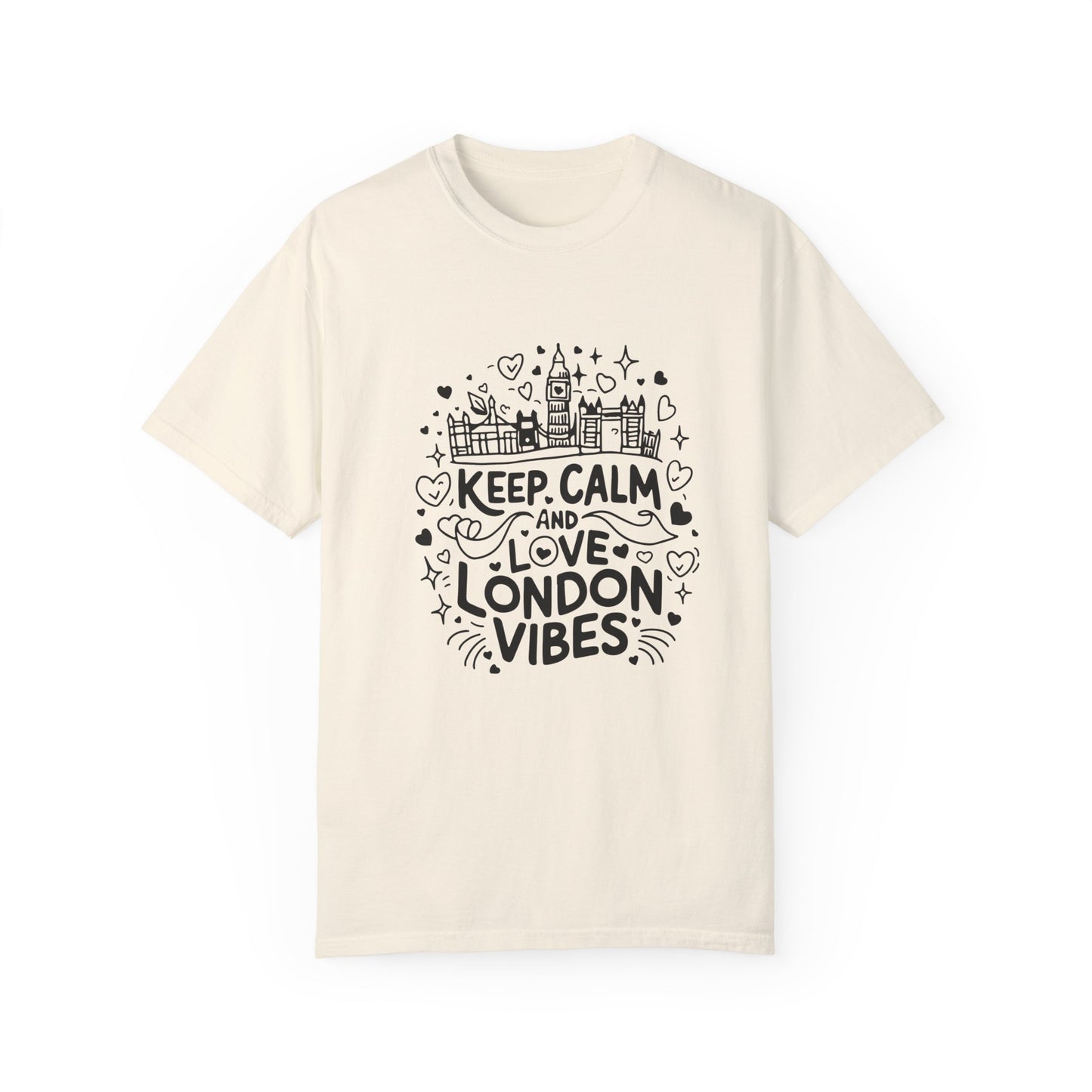 London Vibes Unisex Garment-Dyed T-shirt