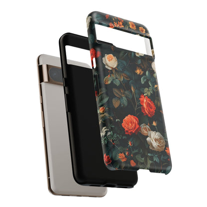Floral Phone Case | Tough Cases with Elegant Design | Gift for Her, Mother's Day, Birthdays, Personalized, Trendy Tech Accessories