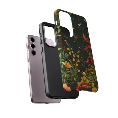 Floral Tough Phone Case, Nature-Inspired Design, Ideal for Garden Lovers, Gift for Birthdays, Christmas, Eco-Friendly Accessory