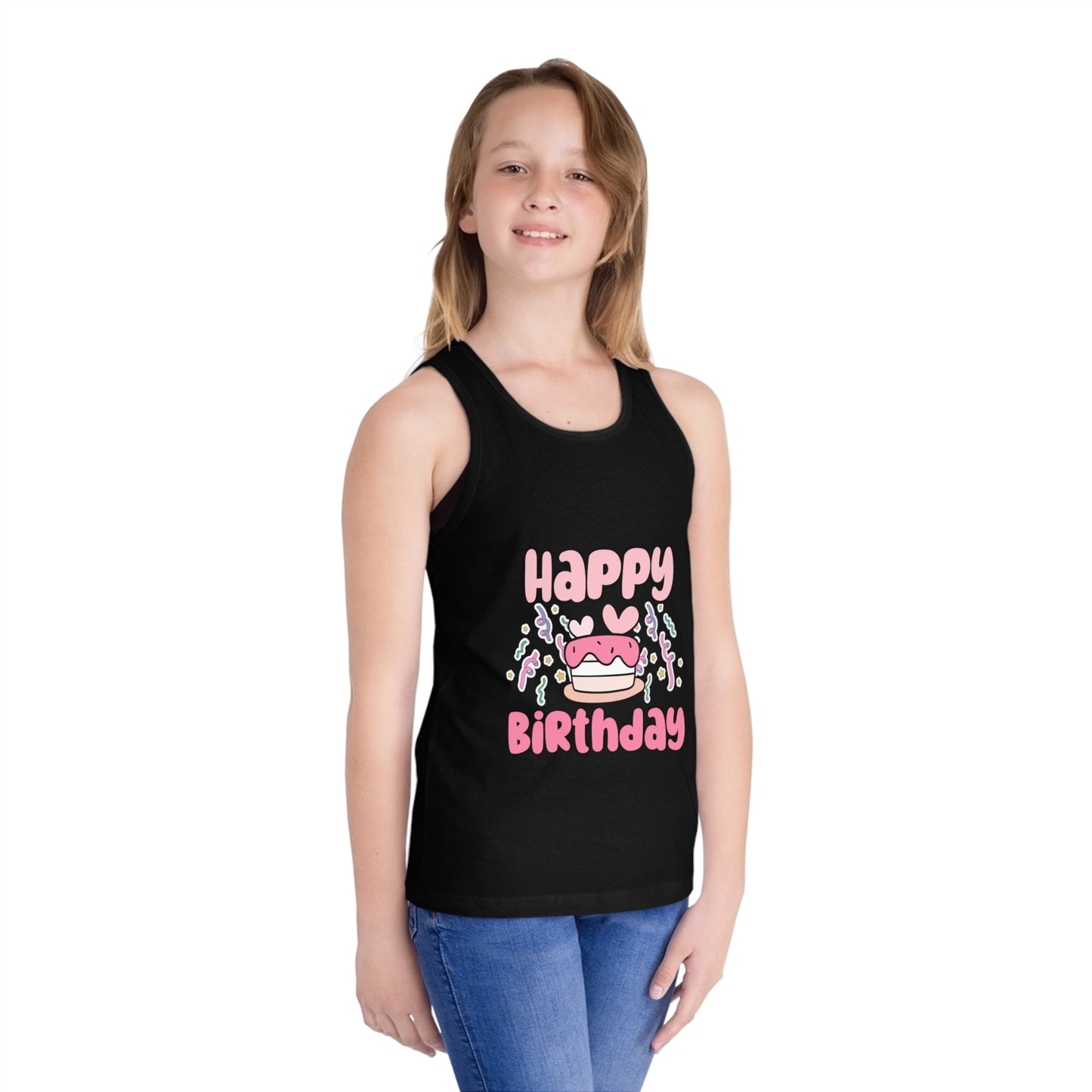 Kids' Happy Birthday Jersey Tank Top