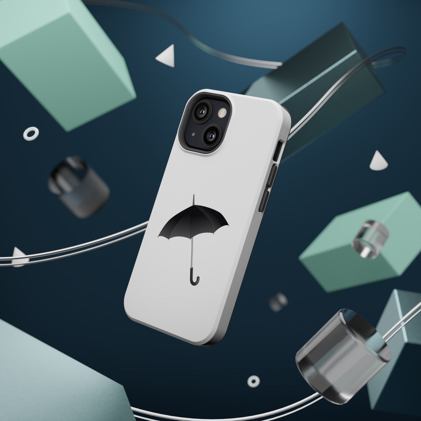 Stylish Magnetic Tough Cases with Umbrella Design, Custom Phone Cases, Durable Cell Phone Covers, Unique Gift Ideas, Rainy Day Accessories