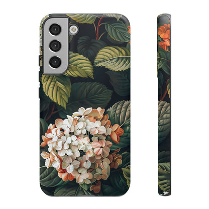 Floral Phone Case - Tough Cases, Nature Lover Gift, Floral Design, Botanical Phone Cover, Stylish Cellphone Accessory, Mother's Day Gift