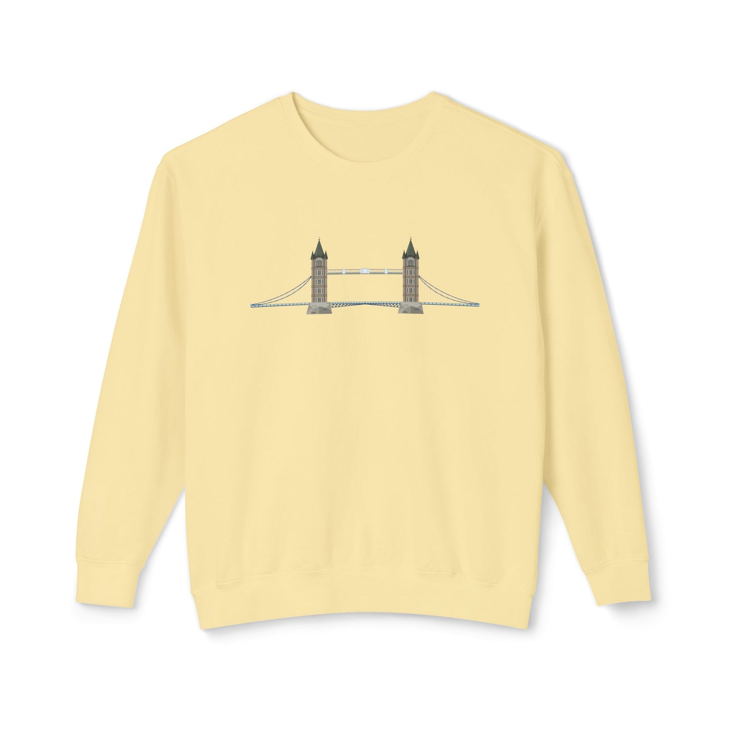 Unisex Lightweight Crewneck Sweatshirt -  London Bridge