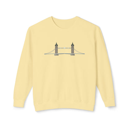 Unisex Lightweight Crewneck Sweatshirt -  London Bridge