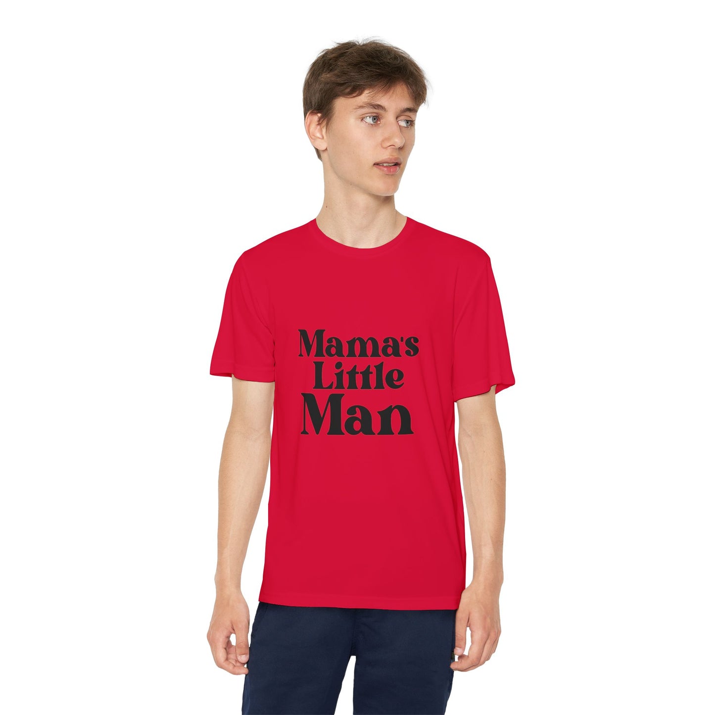 Mama's Little Man -Youth Tee - Comfy Cotton T-Shirt for Boys