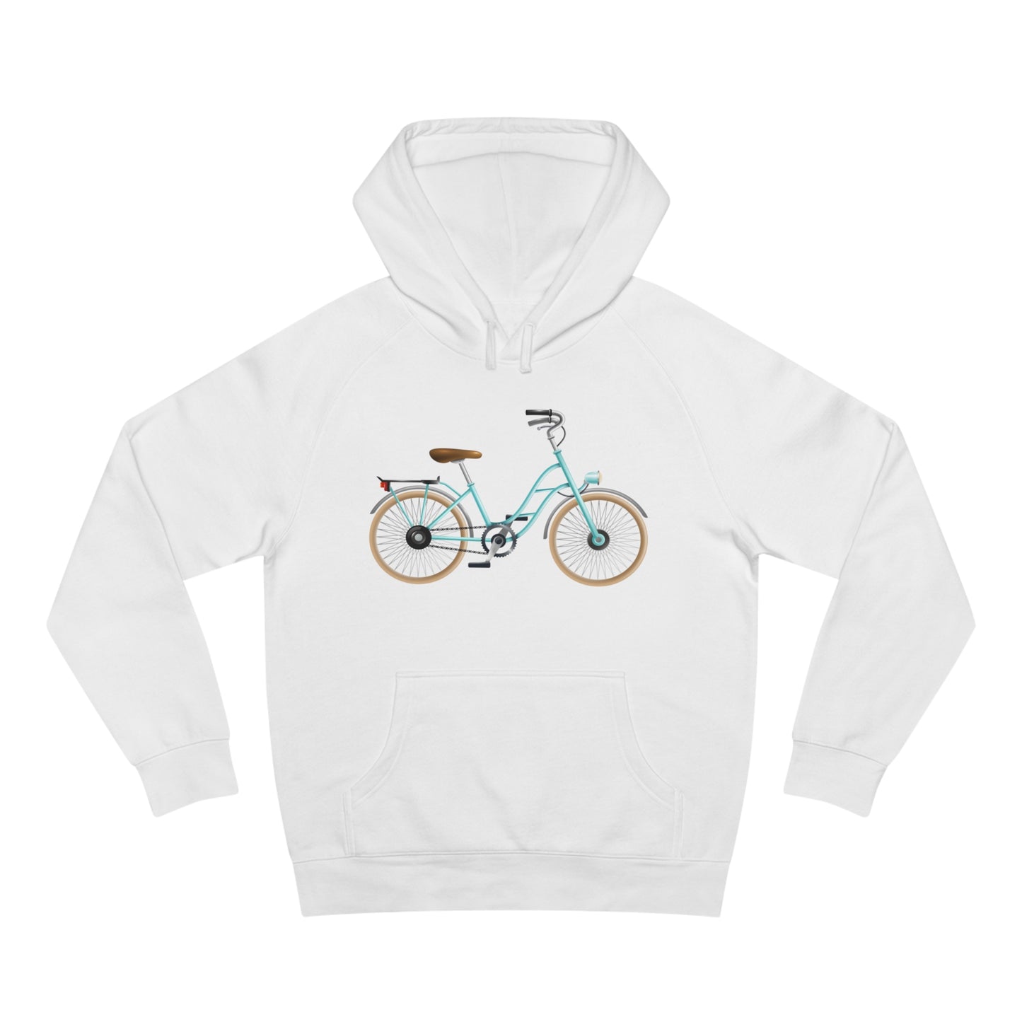 Form-fitting Unisex Hoodie - Classic British Bicycle