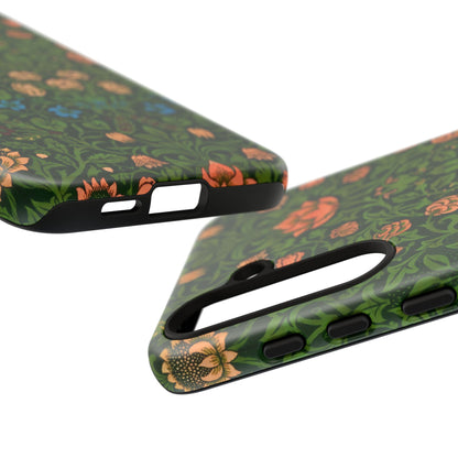 Crimson Leaf Whirl – Phone Case - Tough Cases