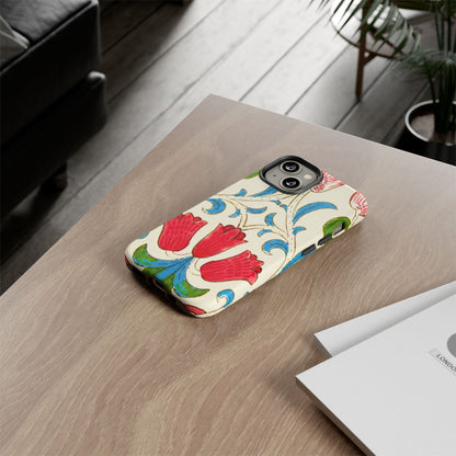Floral Phone Case - Tough Cases | Stylish Protection, Gift for Her, Boho Phone Cover, Spring Accessory, Cute Tech