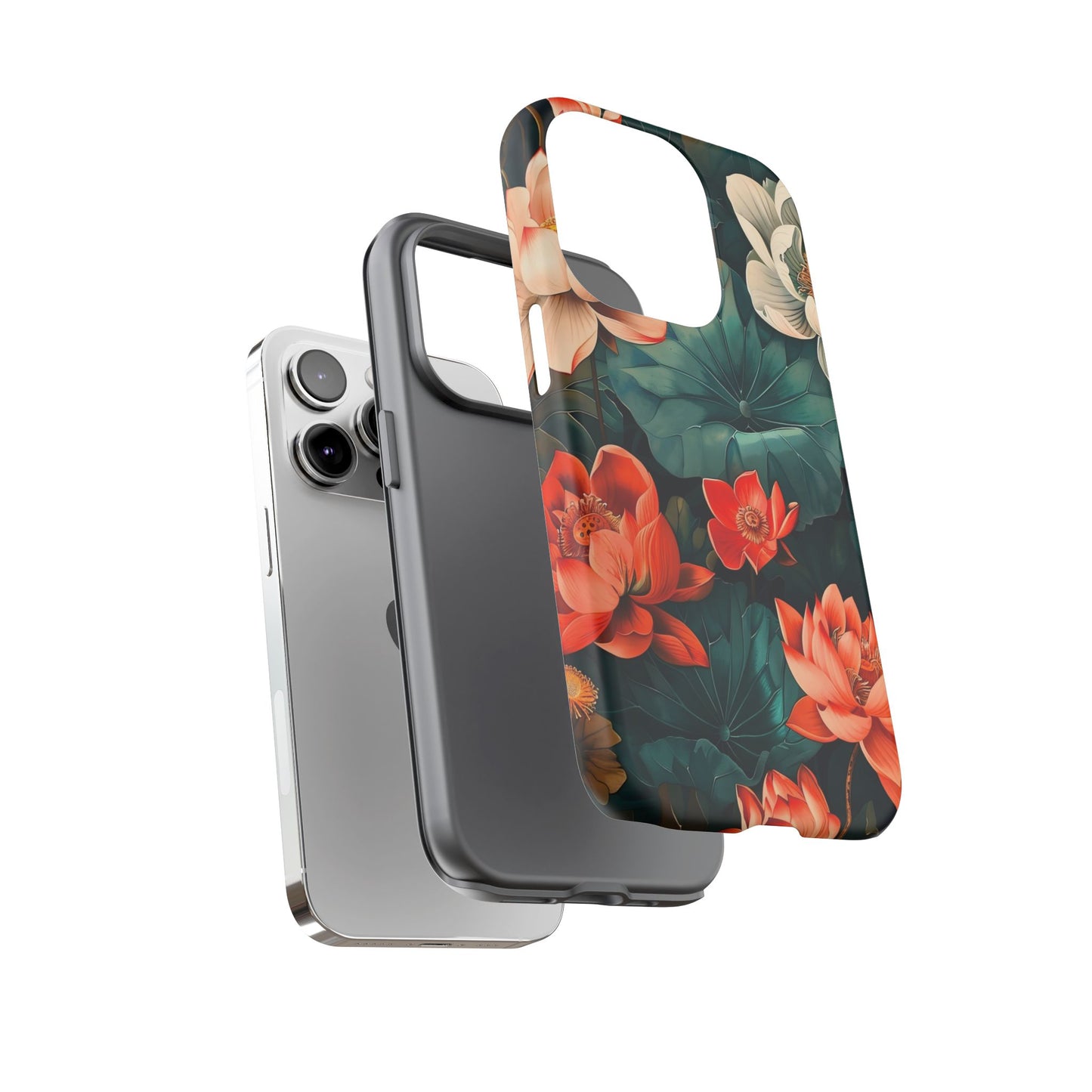 Flower Phone Case, Floral Phone Cover, Tough Case for Floral Lovers, Gift for Her, Stylish Tech Accessories