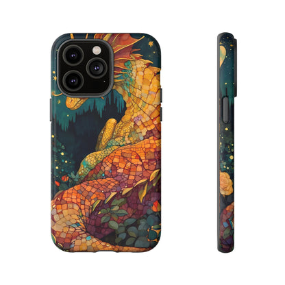 Dragon Art Phone Case, Tough Phone Cover, Fantasy Gift, Unique Mobile Accessory, Dragon Lover Gift, Stylish Protection