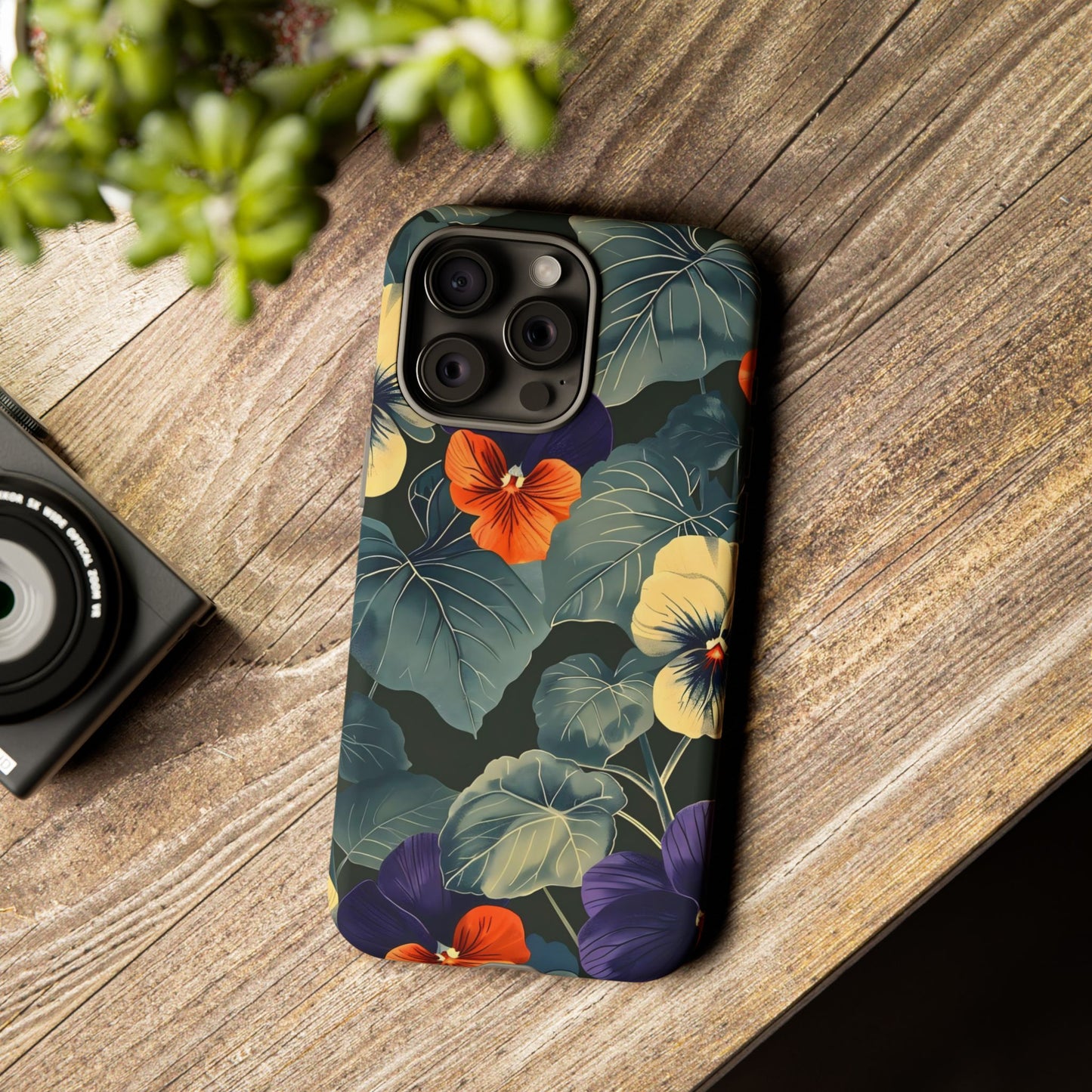 Tough Cases Floral iPhone Case, Tough Phone Cover, Stylish Floral Design, Gift for Her, Summer Vibe, Durable Protective Case