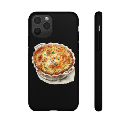 Quiche Phone Case - Funky Kitchen Decor, Foodie Gift, Chef Accessories, Culinary Art, Quirky Phone Cover