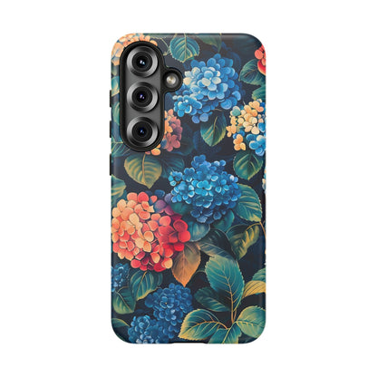 Floral Phone Case, Stylish Tough Case for Gardener Gift, Flower Lover Accessory, Pretty Floral Design, Protective Case