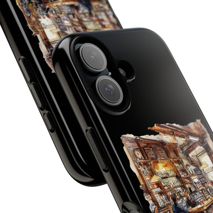 Artistic Phone Case - Cozy Pub Vibe, Trendy Smartphone Accessory, Gift for Friends, Modern Design, Durable Protection