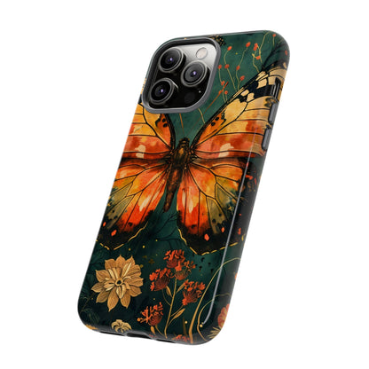 Butterfly Phone Case – Tough Cases for Nature Lovers, Floral Design, Butterfly Art, Unique Gift, Eco-Friendly Protection