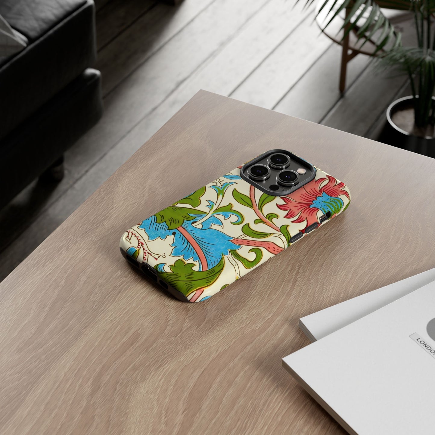 Tough Floral Phone Case - Artistic Smartphone Cover, Floral Print Gift, Protective Case | For Nature Lovers, Stylish Accessory, Phone [...]