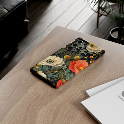 Floral Phone Case - Tough Cases with Vibrant Garden Design, Phone Accessory, Gift for Her, Spring Style, Nature Lover