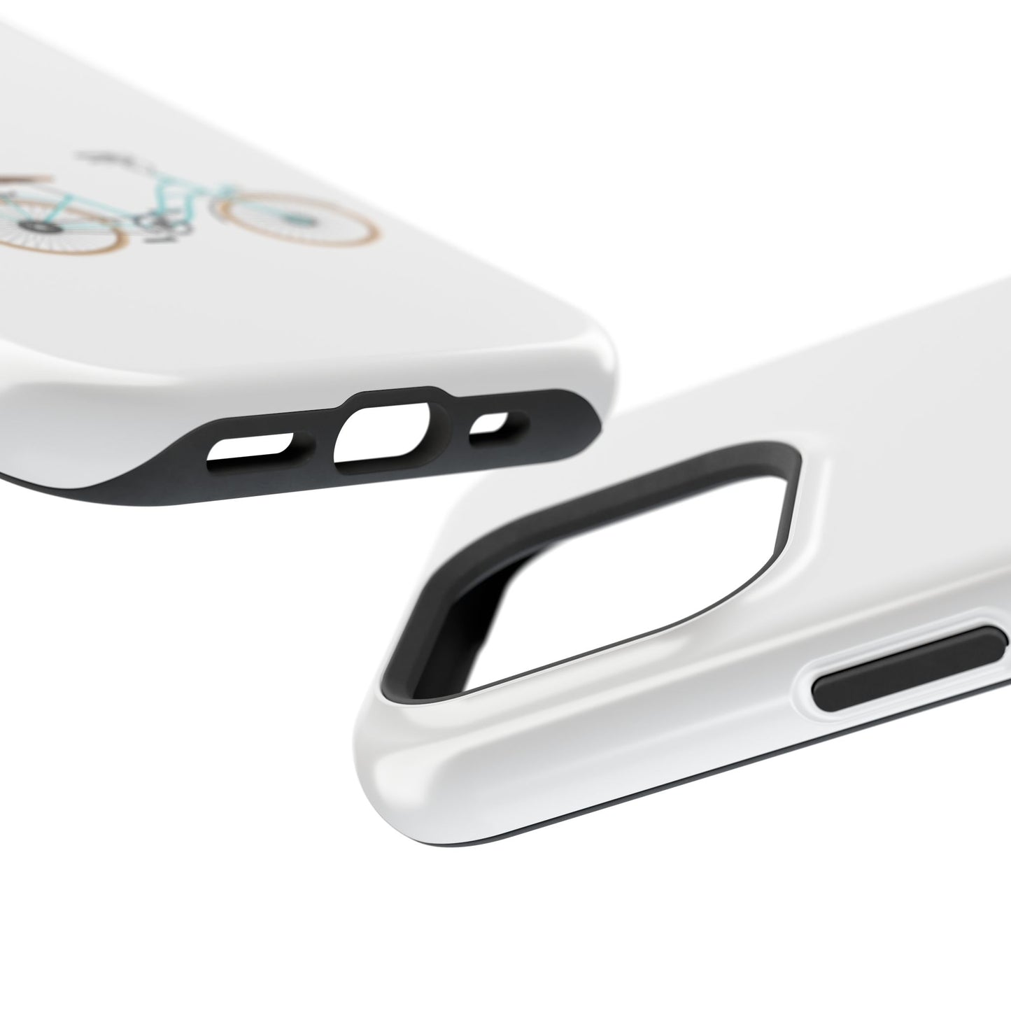 Charming Bicycle Magnetic Tough Case, Fun Phone Cover, Bike Lover Gift, Unique Mobile Accessory, Perfect for Fall and Spring Adventures