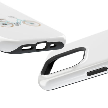 Charming Bicycle Magnetic Tough Case, Fun Phone Cover, Bike Lover Gift, Unique Mobile Accessory, Perfect for Fall and Spring Adventures