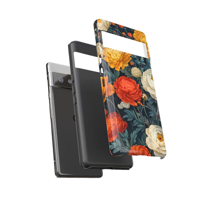 Floral Tough Case for Phones | Durable Floral Phone Cover, Boho Chic, Unique Gift for Her, Phone Protection, Flower Design